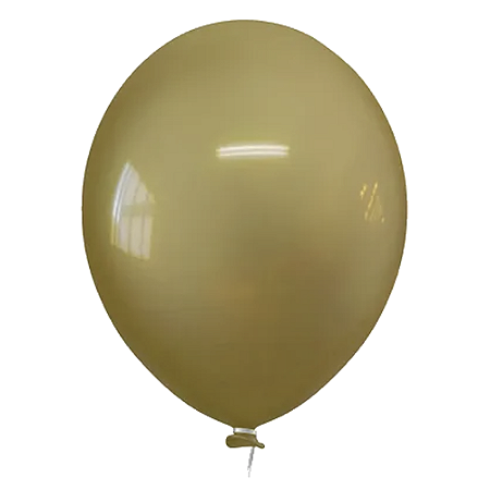 Balão Happy Day Amarelo Ocre 16" Bexiga Decoração 10unid