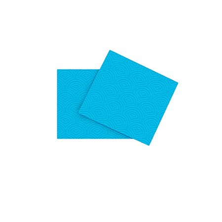 Guardanapo Liso Azul Claro Papel Folha Dupla 50fls 19,5cmx21,5cm