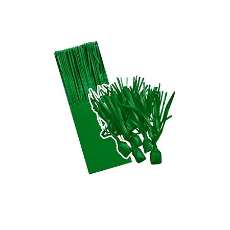 Papel De Seda Verde Escuro Para Balas Franjas Embalagem 48un