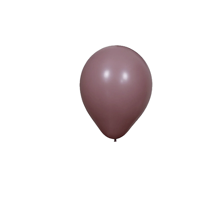 Balão Happy Day 5" Liso Rosa Chá Bexiga Festas 50un