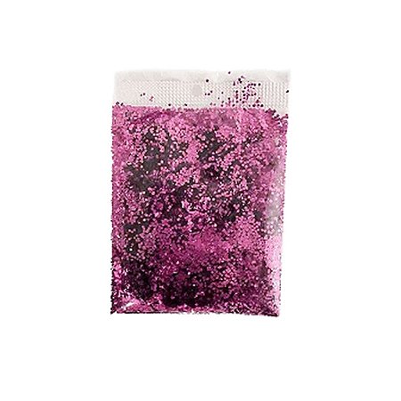 Enfeite Decorativo Confete Mini Hexagonal Rosa P/ Balões 15G