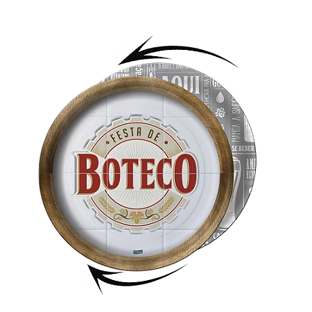 Prato De Papel Festa De Boteco 18Cm 8un Festas Descartável