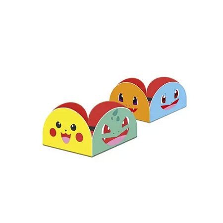 Porta Forminha Pocket Monsters Docinhos Decoração Festa 50un