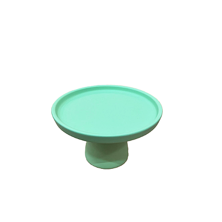 Mini Prato Chicago Verde Bebê Fosco Decoração Festa Cerâmica