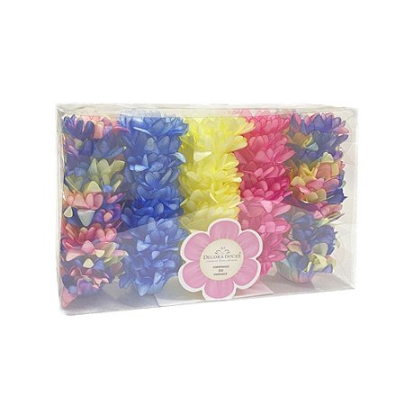 Forminha Madri Boho Tie Dye Decora Doces Festas 50 un