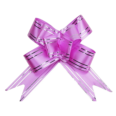 Laço Pronto Rosa Grande 28mm Decorativo Embalagens 10un
