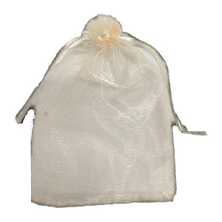 Saco Organza Rose Embalagem Lembrancinha 17x23 10un