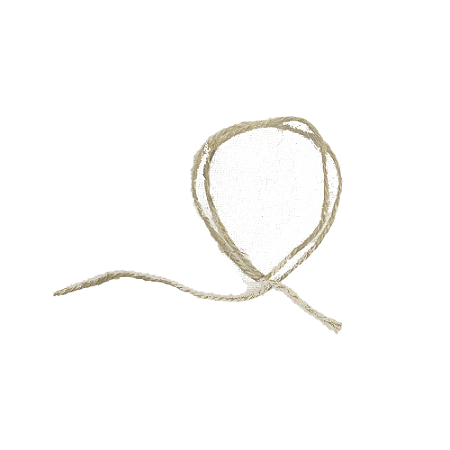 Fita De Juta Natural Linha Fina Decorativa 60M Artesanal