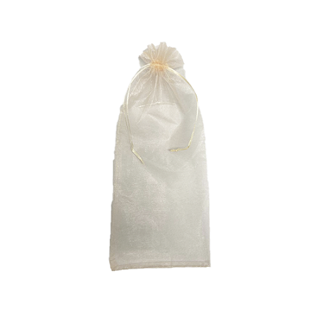 Saco Organza Rose Embalagem Lembrancinha 18x40 05un