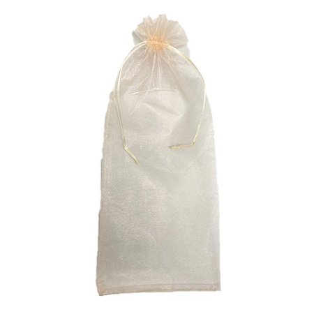 Saco Organza Rose Embalagem Lembrancinha 24x40 05un