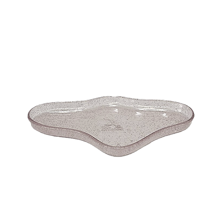 Bandeja Orgânica Só Boleiras 250 Clean Glitter Rosa Decoração