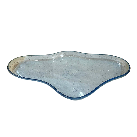 BANDEJA ORGANICA SO BOLEIRAS 250 CLEAN GLITTER AZUL