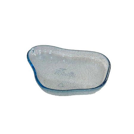 BANDEJA ORGANICA SO BOLEIRAS 130 CLEAN GLITTER AZUL
