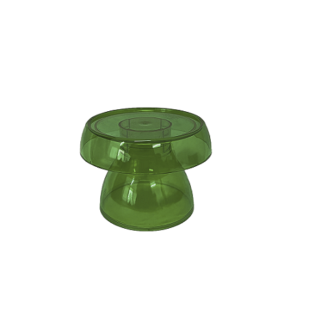 Boleira Cogumelo Clean Pequeno Verde Só Boleiras Decorativa