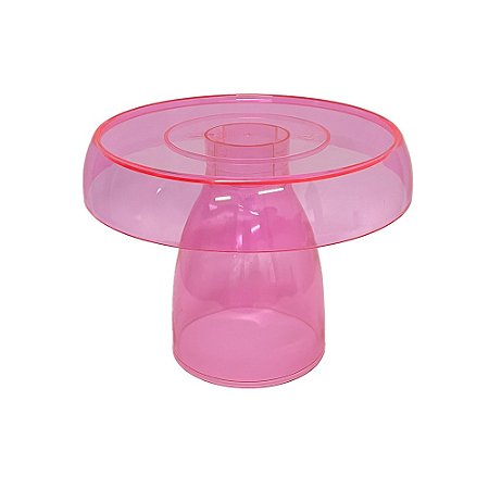 BOLEIRA COGUMELO CLEAN GRANDE ROSA