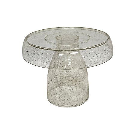 BOLEIRA COGUMELO CLEAN GRANDE GLITTER DOURADO