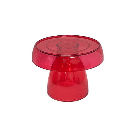 BOLEIRA COGUMELO CLEAN MEDIO VERMELHO