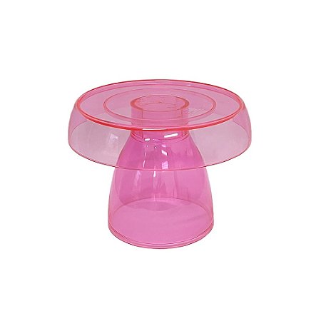 BOLEIRA COGUMELO CLEAN MEDIO ROSA