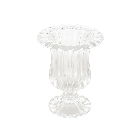 Vaso De Cristal Pequeno Decorativo Festa