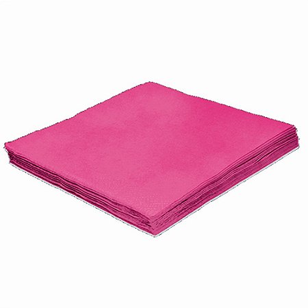 Guardanapo De Papel Liso Pink Folha Dupla 20 fls 32x32