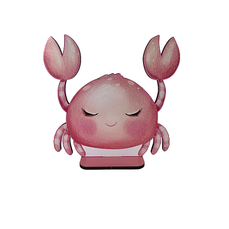 Display Adesivo Fundo Do Mar Caranguejo Mdf