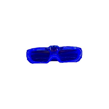 Óculos De Led Azul Luzes Plástico Acessório Festas