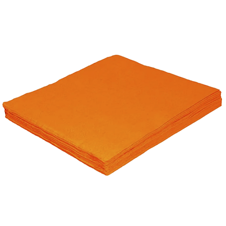 Guardanapo De Papel Liso Laranja Folha Dupla 20 fls 32x32