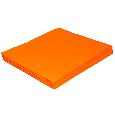 Guardanapo De Papel Liso Laranja Folha Dupla 20 fls 32x32