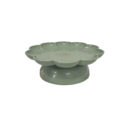Boleira Flor Com Pé Verde Menta Só Boleiras