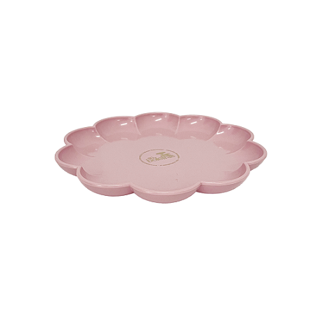 Bandeja Flor Rosé Só Boleiras Decorativo