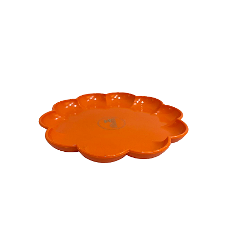Bandeja Flor Laranja Só Boleiras Decorativo