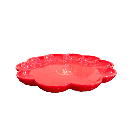 BANDEJA FLOR SO BOLEIRAS VERMELHO