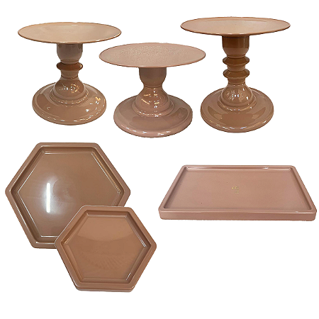 Kit Festa Mosaico Noz Moscada Peças Decorar Mesa Só Boleiras