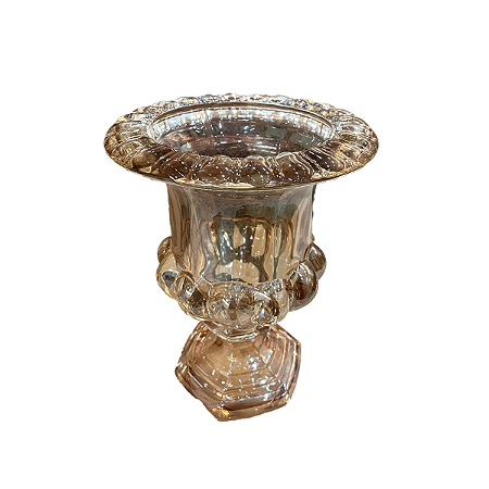 Vaso Athenas Cristal Grande Decorativo Arranjos Florais