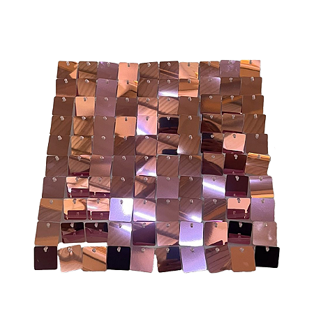 Kit 24 Placas Shimmer Fundo Transparente Rose Liso 180x120