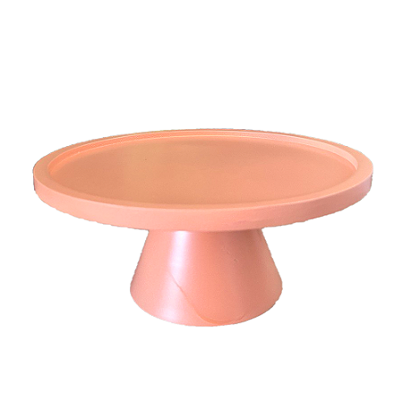 Prato Bahamas Gde Pé Simples Flamingo  Fosco Decoração Festa