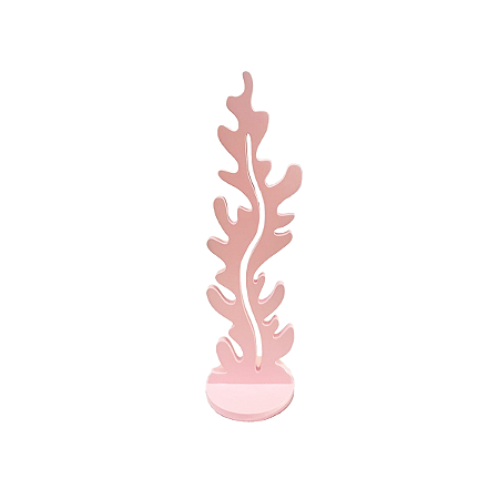 Alga Mdf Modelo 2 Pequeno Rosa Bebê Decorativo Festa Cenário