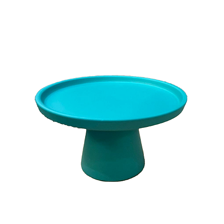 Prato Chicago Pequeno Cerâmica Tiffany Fosco Decorativo Festas