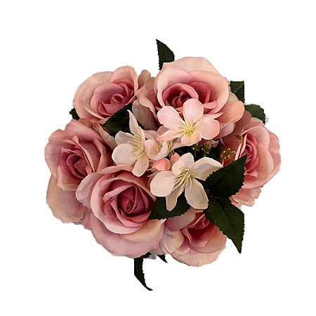 Buque Rosas Rosas Decoração Flores Artificiais Festas