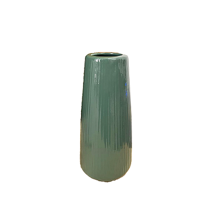 Vaso Ceramica França Verde Decoração Festas Flores