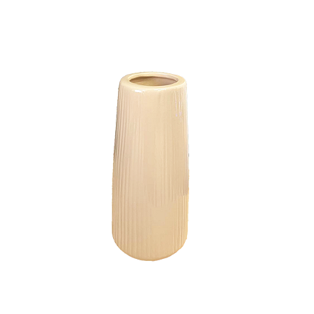 Vaso Ceramica França Bege Decoração Festas Flores
