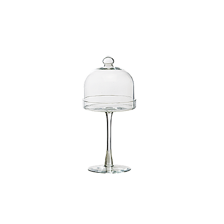 Suporte Para Doces Vidro Médio Com Tampa 18x38ALT Decoração