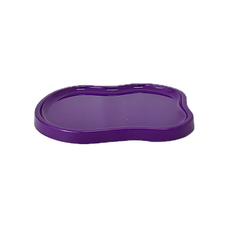 Bandeja Orgânica Dubai Plástico Roxo Mod 3 Decorativo Festa