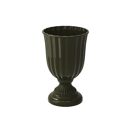 Vaso Plástico Dubai Pequeno Verde Eucalipto Decoração