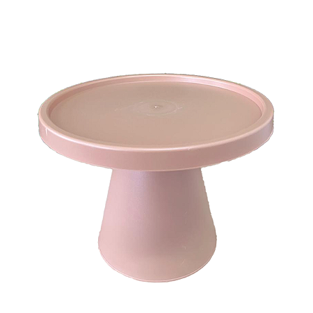 Boleira Cone Plástico 28Cm Caramelo Decoração Para Bolos