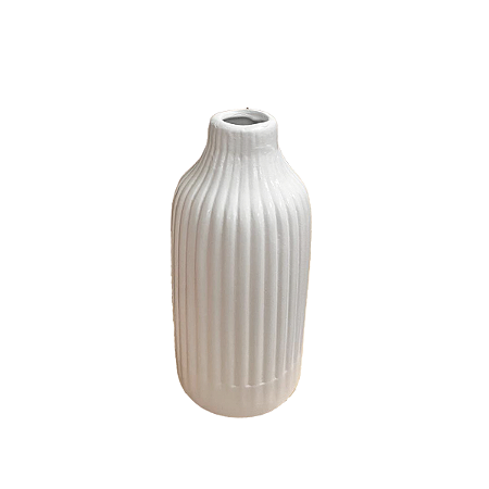 Vaso Salvador Cerâmica Grande Branco Decoração Festas Flores