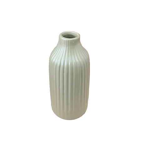 Vaso Salvador Cerâmica Grande Verde Eucalipto Decorar Festas