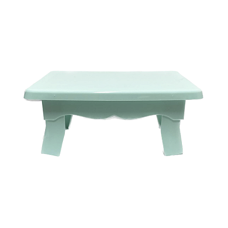 Banquinho Decorativo Festas Plástico Verde Candy Decorativo