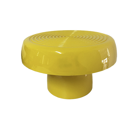 Prato Alegra Amarelo Boleira De Doces Desmontável Decorativo