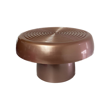Prato Alegra Rose Gold De Doces Desmontável Decorativo